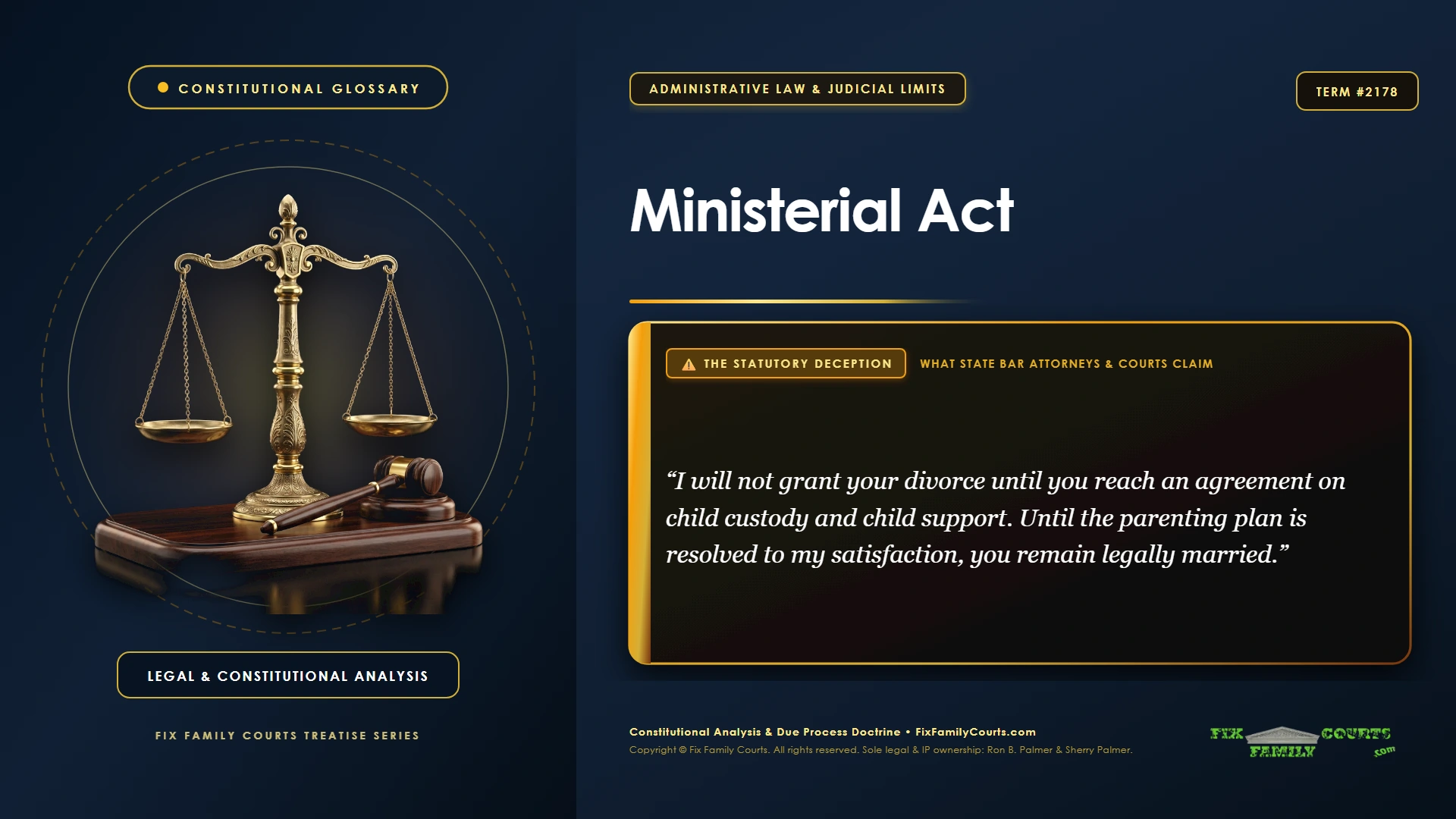 Ministerial Act