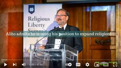 Alito admits he used Dobbs to Expand Religion