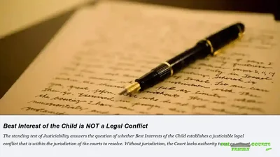 Best Interest NOT a legal Conflict